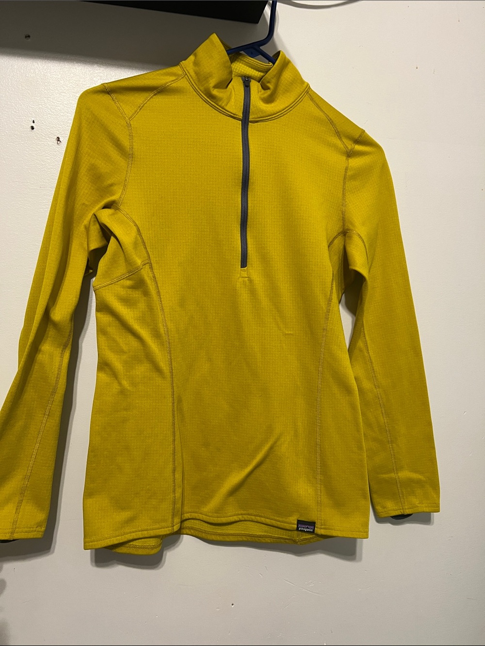 Patagonia Yellow Capilene Midweight Baselayer
